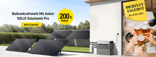 Genießen Sie die Anker SOLIX Solarbank Deals zum Oktoberfest!