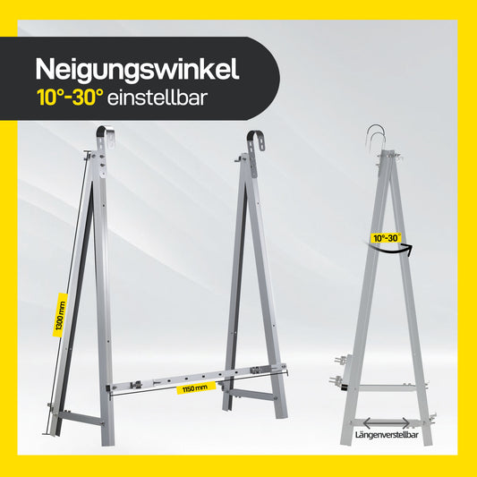 ALLDREI Balkonkraftwerk Solarmodul Halterung