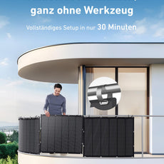ALLDREI® flexible Solarmodule 2 Stücke - 450W flexibles Solarpanel-Kit, 213°Biegung PV Module mit TOPCon-Tech, 2x225W Wasserdicht Photovoltaik für Wohnmobil, Balkonkraftwerk, Camping, Boot, 0% MwSt.