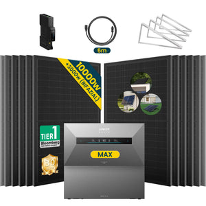 Anker SOLIX Solarbank Max Balkonkraftwerk mit Speicher 500W Set mit Gratis Wieland Stecker