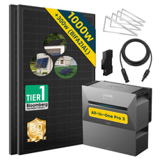ALLDREI Balkonkraftwerk mit Speicher Anker Solix Solarbank 3 E2700 Pro 2,68kWh