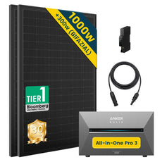 ALLDREI Balkonkraftwerk mit Speicher Anker Solix Solarbank 3 E2700 Pro 2,68kWh
