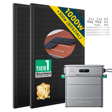 Balkonkraftwerk mit Speicher Zendure SolarFlow 800 Pro  und Solarpanel