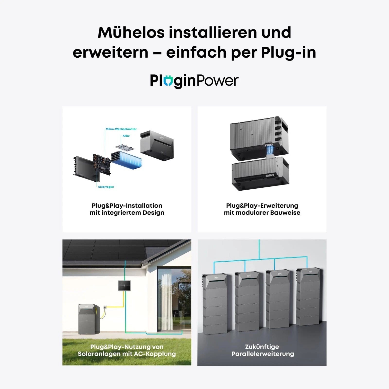 Anker SOLIX Solarbank 3 E2700 PRO Solarspeicher Balkonkraftwerk Stromspeicher