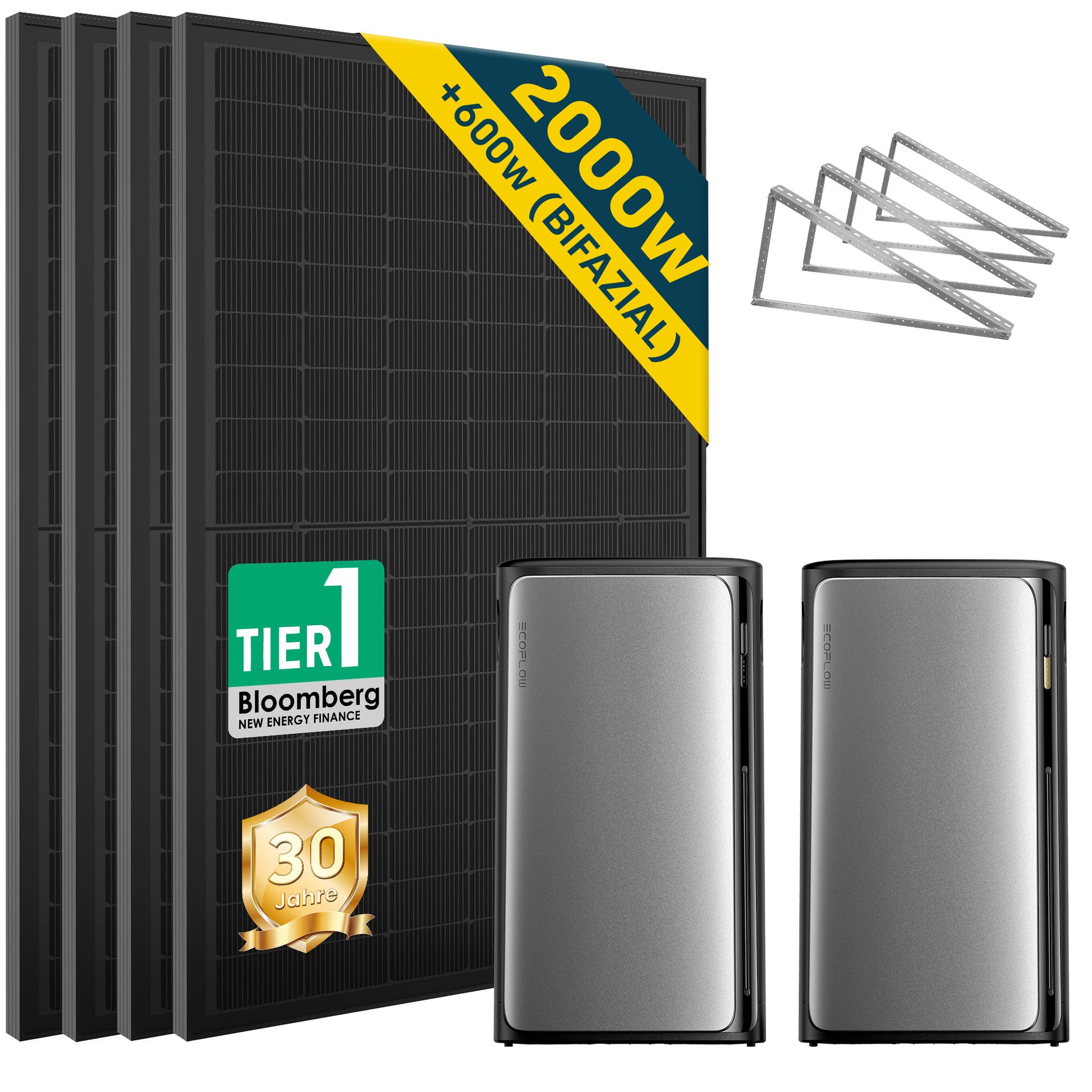 EcoFlow 2000W Balkonkraftwerk mit STREAM Ultra und AC Pro