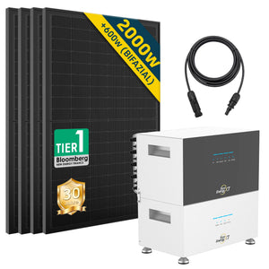 2000 Watt Balkonkraftwerk mit SunenergyXT 500 Speicher