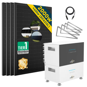2000 Watt Balkonkraftwerk mit SunenergyXT 500 Speicher