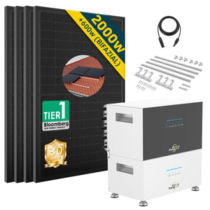2000 Watt Balkonkraftwerk mit SunenergyXT 500 Speicher