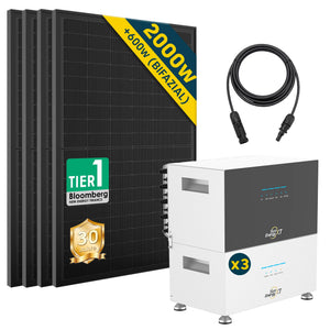 2000 Watt Balkonkraftwerk mit SunenergyXT 500 Speicher