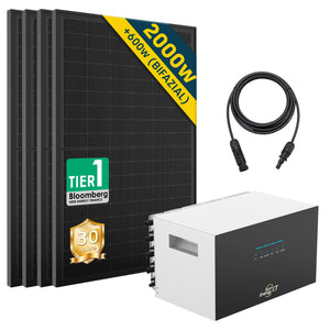 2000 Watt Balkonkraftwerk mit SunenergyXT 500 Speicher