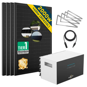 2000 Watt Balkonkraftwerk mit SunenergyXT 500 Speicher
