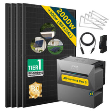 ALLDREI Balkonkraftwerk mit Speicher Anker Solix Solarbank 3 E2700 Pro 2,68kWh