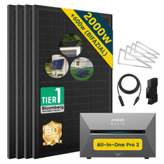 ALLDREI Balkonkraftwerk mit Speicher Anker Solix Solarbank 3 E2700 Pro 2,68kWh