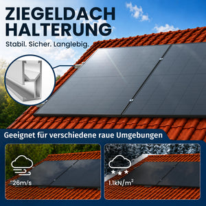 Balkonkraftwerk mit Speicher Anker SOLIX Solarbank 4 E5000 Pro 5kWh, Komplettes Photovoltaiksystem