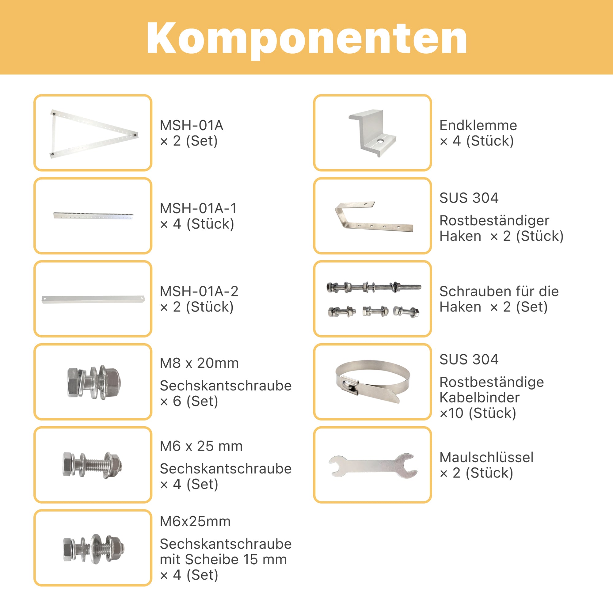 ALLDREI Balkonkraftwerk Halterung Balkon - Solarmodule Halterung verstellbar Winkel 0-40°