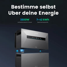 Anker SOLIX Solarbank Max AC Balkonkraftwerk Speicher 7KWh, All-in-One Stromspeicher Plug & Play 0%MwSt