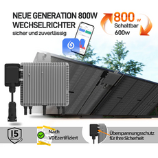ALLDREI Balkonkraftwerk mit Speicher Sunlit BK215