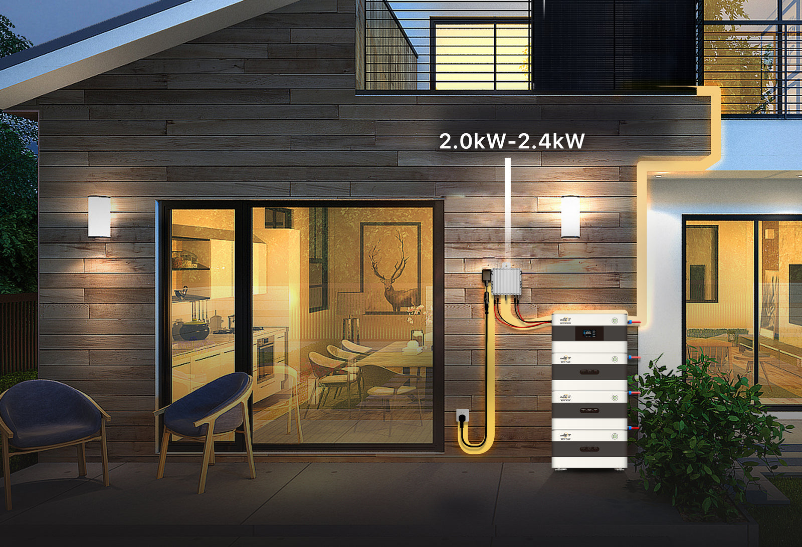 SunEnergyXT B215 Plus Erweiterungsspeicher, modularer Stromspeicher für Balkonkraftwerke