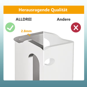 Vergleich der Qualität: ALLDREI Solarpanel Halterung 120cm für 2 Module, Geeignet für Flachdach/Garten/Fassade mit 2.8mm Dicke.