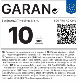 SunEnergyXT 500 PRO AC Core 5kWh AC-Stromspeicher 2400W