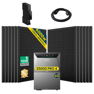 Anker SOLIX Solarbank 4 E5000 Pro mit 500Wp Bifaziales Solarmodul Basic Set (ohne DC Kabel)