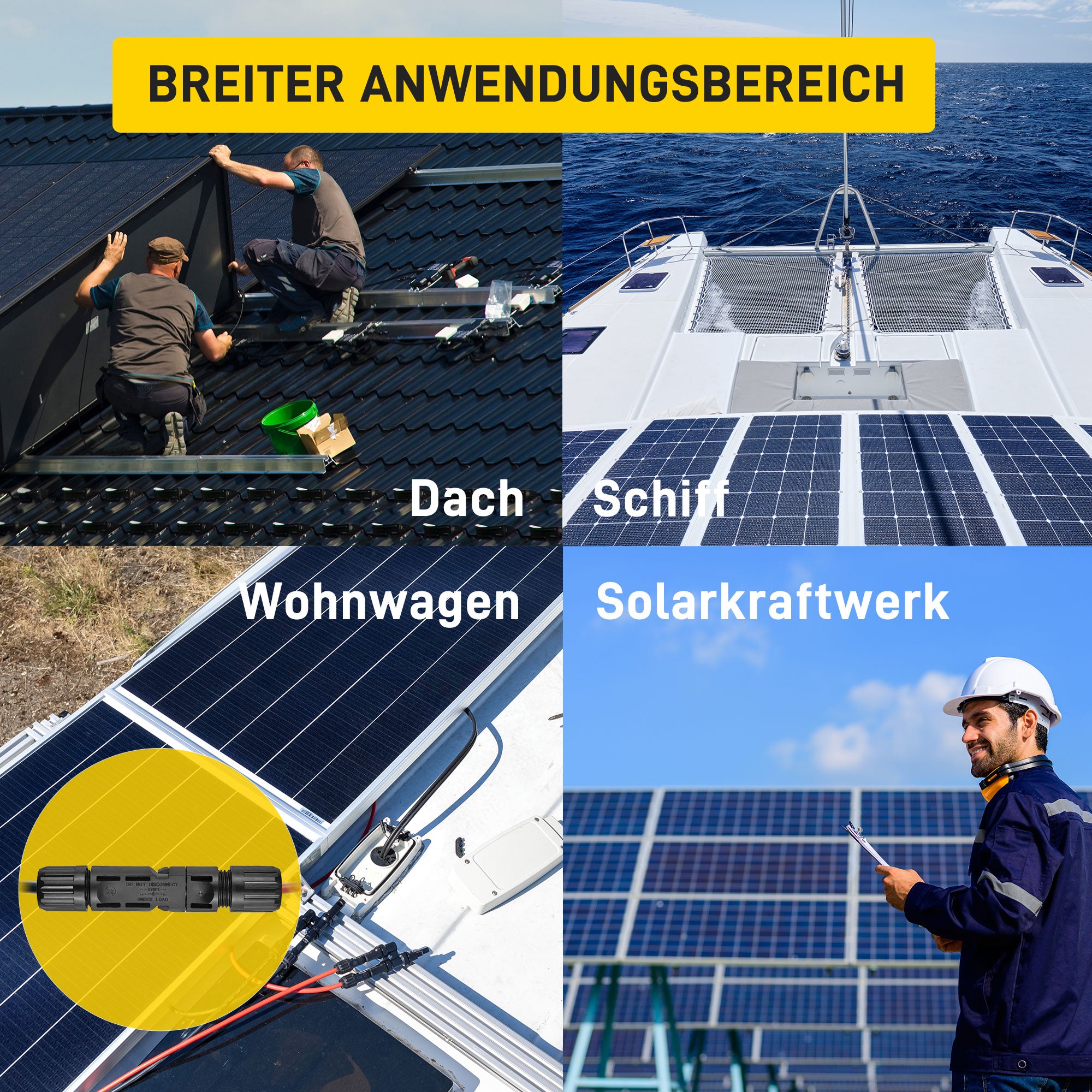 ALLDREI Solarkabel Verlängerung mit MC4 Stecker