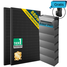 ALLDREI Speicher Anker SOLIX Solarbank 2 E1600 PRO Serie und optionales Balkonkraftwerk