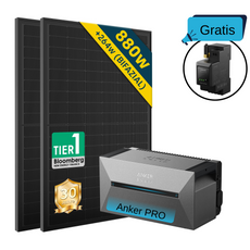 ALLDREI Speicher Anker SOLIX Solarbank 2 E1600 PRO Serie und optionales Balkonkraftwerk