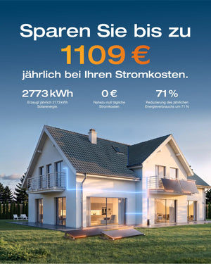 EcoFlow Balkonkraftwerk mit Speicher Stream Ultra 1.92kwh, 400Wp Solarmodul Set