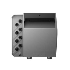 Anker SOLIX Solarbank 2 E1600 Pro Speicher für Balkonkraftwerke, Rückansicht mit mehreren Anschlussmöglichkeiten.