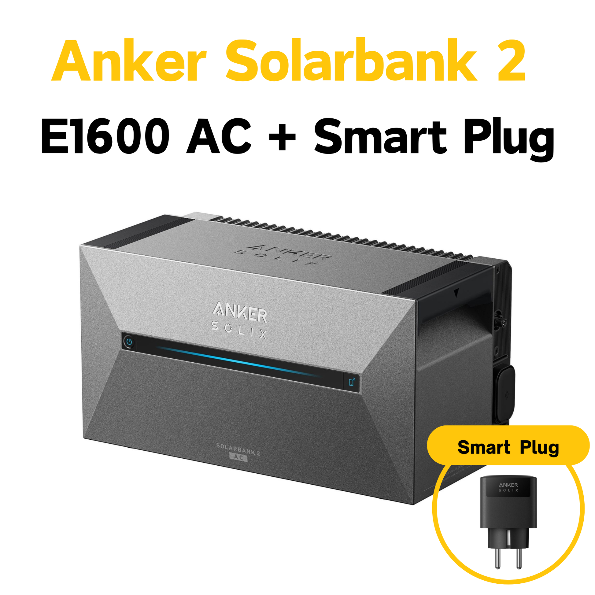 Anker SOLIX Solarbank 2 E1600 AC Speicher für Balkonkraftwerke