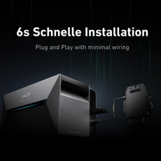 ALLDREI Speicher Anker Solix Solarbank 2 E1600 AC with quick 6s installation plug and play.