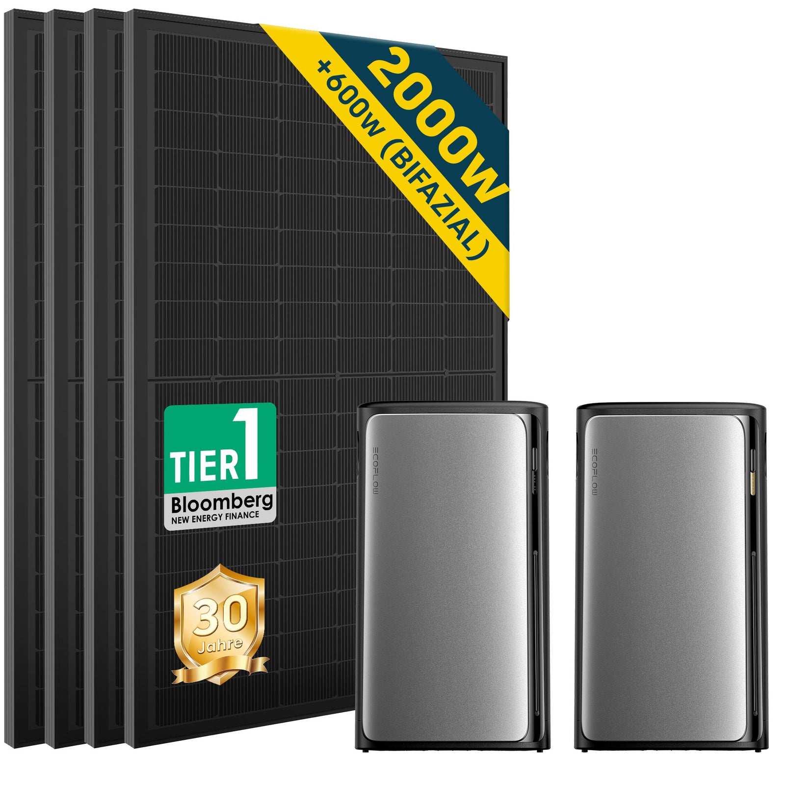 EcoFlow 2000W Balkonkraftwerk mit STREAM Ultra und AC Pro