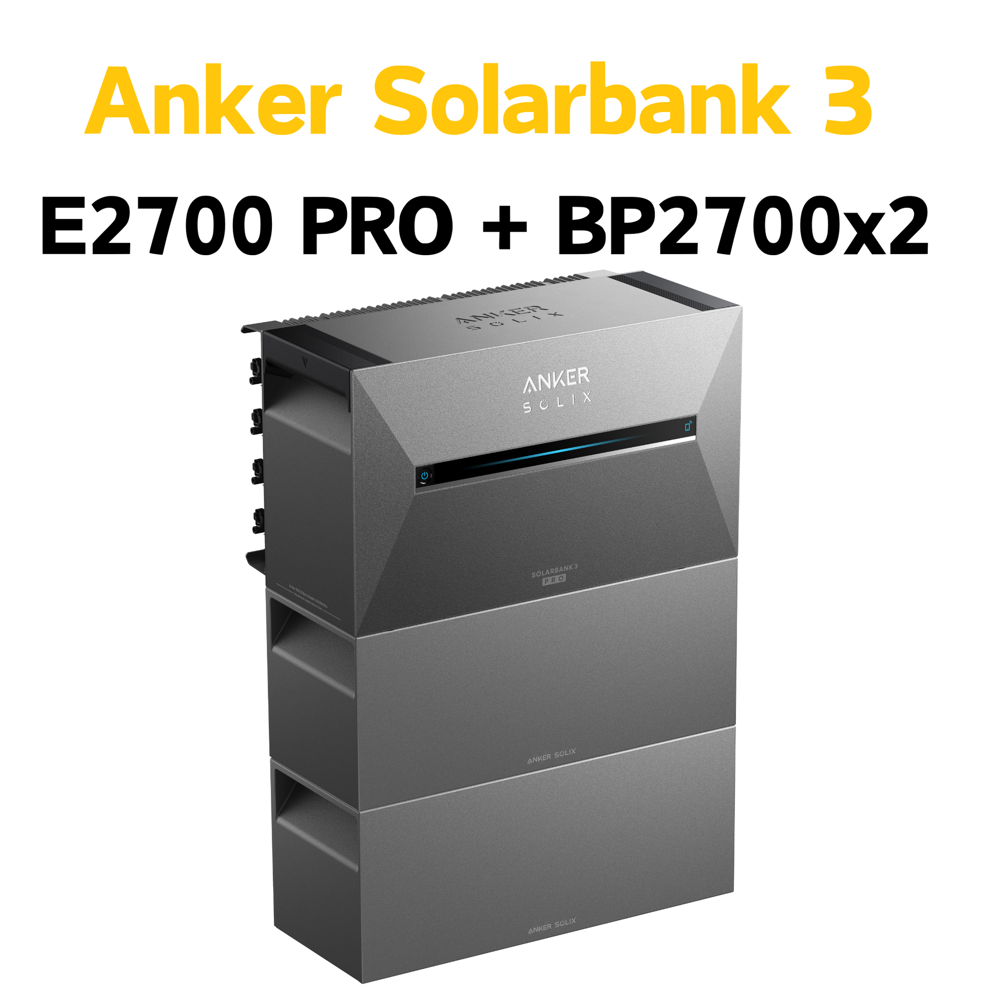 Anker SOLIX Solarbank 3 E2700 PRO Solarspeicher Balkonkraftwerk Stromspeicher