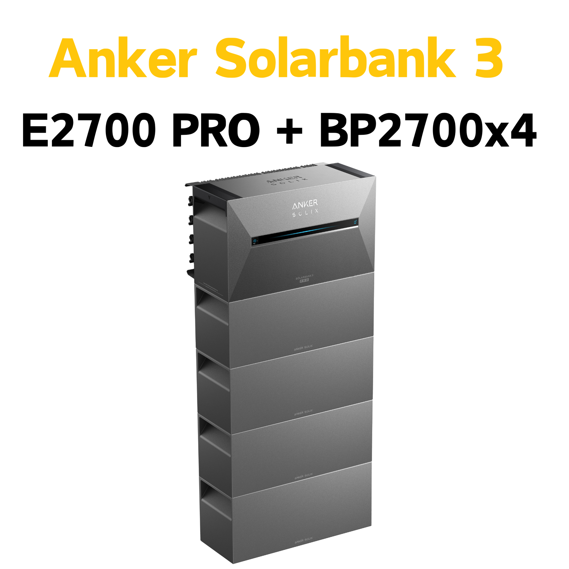 Anker SOLIX Solarbank 3 E2700 PRO Solarspeicher Balkonkraftwerk Stromspeicher