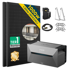 ALLDREI All-in-One-Balkonkraftwerk mit Anker Solarbank 2 E1600 PRO System