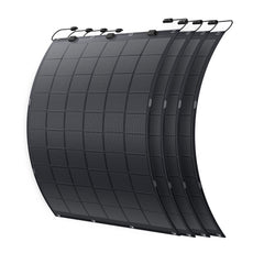 ALLDREI® flexible Solarmodule 2 Stücke - 450W flexibles Solarpanel-Kit, 213°Biegung PV Module mit TOPCon-Tech, 2x225W Wasserdicht Photovoltaik für Wohnmobil, Balkonkraftwerk, Camping, Boot, 0% MwSt.