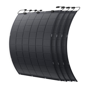 ALLDREI® flexible Solarmodule 2 Stücke - 450W flexibles Solarpanel-Kit, 213°Biegung PV Module mit TOPCon-Tech, 2x225W Wasserdicht Photovoltaik für Wohnmobil, Balkonkraftwerk, Camping, Boot, 0% MwSt.