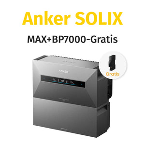 Anker SOLIX Solarbank Max inkl. BP7000, modulares Energiesystem für nachhaltige Stromversorgung.