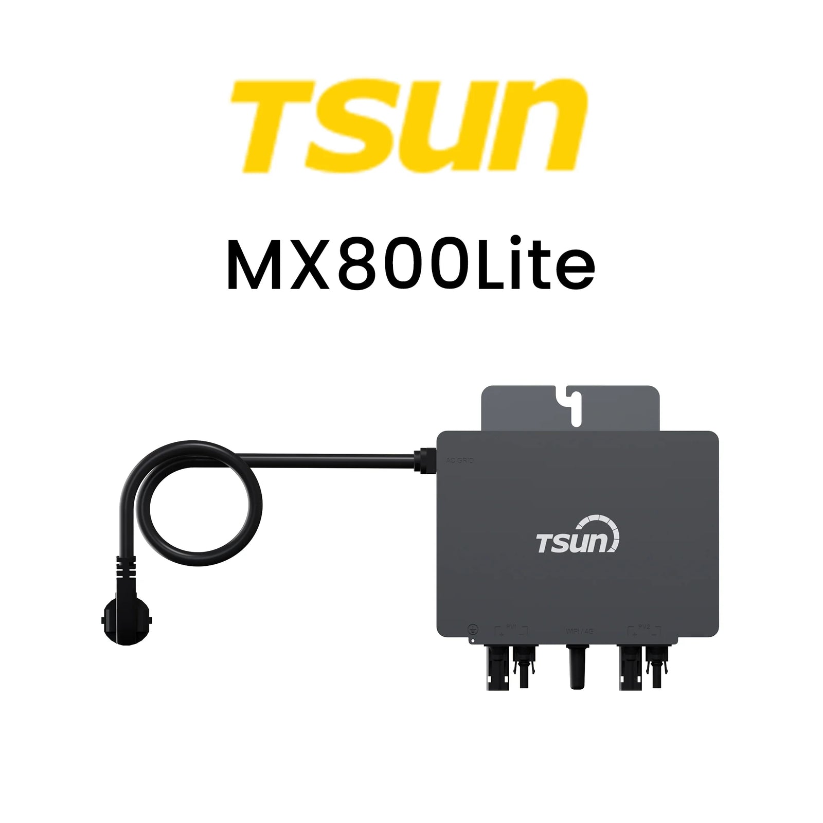 TSUN TSOL-MX800 Lite Mikrowechselrichter 800W für Balkonkraftwerk mit integriertem WLAN