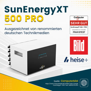 SunEnergyXT 500 PRO All In One Balkonkraftwerk speicher 5kWh