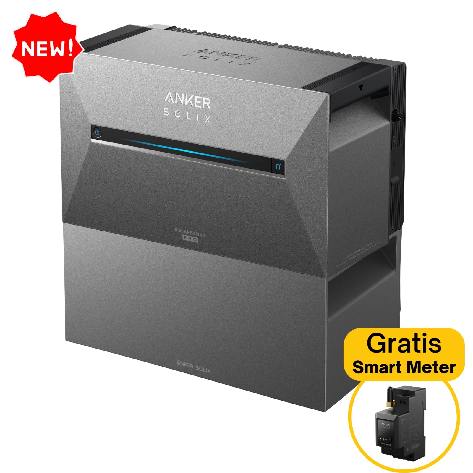 Anker SOLIX Solarbank 3 E2700 PRO Solarspeicher Balkonkraftwerk Stromspeicher