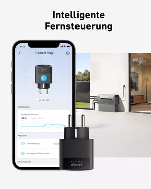 Anker SOLIX Smart Plug für Anker SOLIX 3 Pro/2 Pro/AC/Plus, WLAN, Bluetooth, intelligente Fernsteuerung und App-Überwachung.