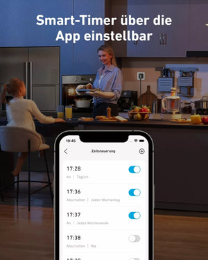 Anker SOLIX Smart Plug für Anker SOLIX 3 Pro/2 Pro/AC/Plus, WLAN, Bluetooth mit Smart-Timer über App einstellen.