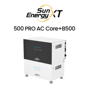 Produktbild des SunEnergyXT 500 PRO AC Core 5kWh AC-Stromspeicher mit B500.