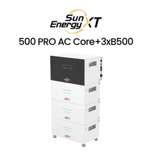 SunEnergyXT 500 PRO AC Core 5kWh AC-Stromspeicher mit 3xB500 für effiziente Stromspeicherung.