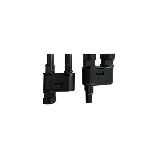 ALLDREI Solarkabel Y-Verteiler (1 Paar) Y-Stecker für Solarmodule, einfache Installation und sichere Verbindung.