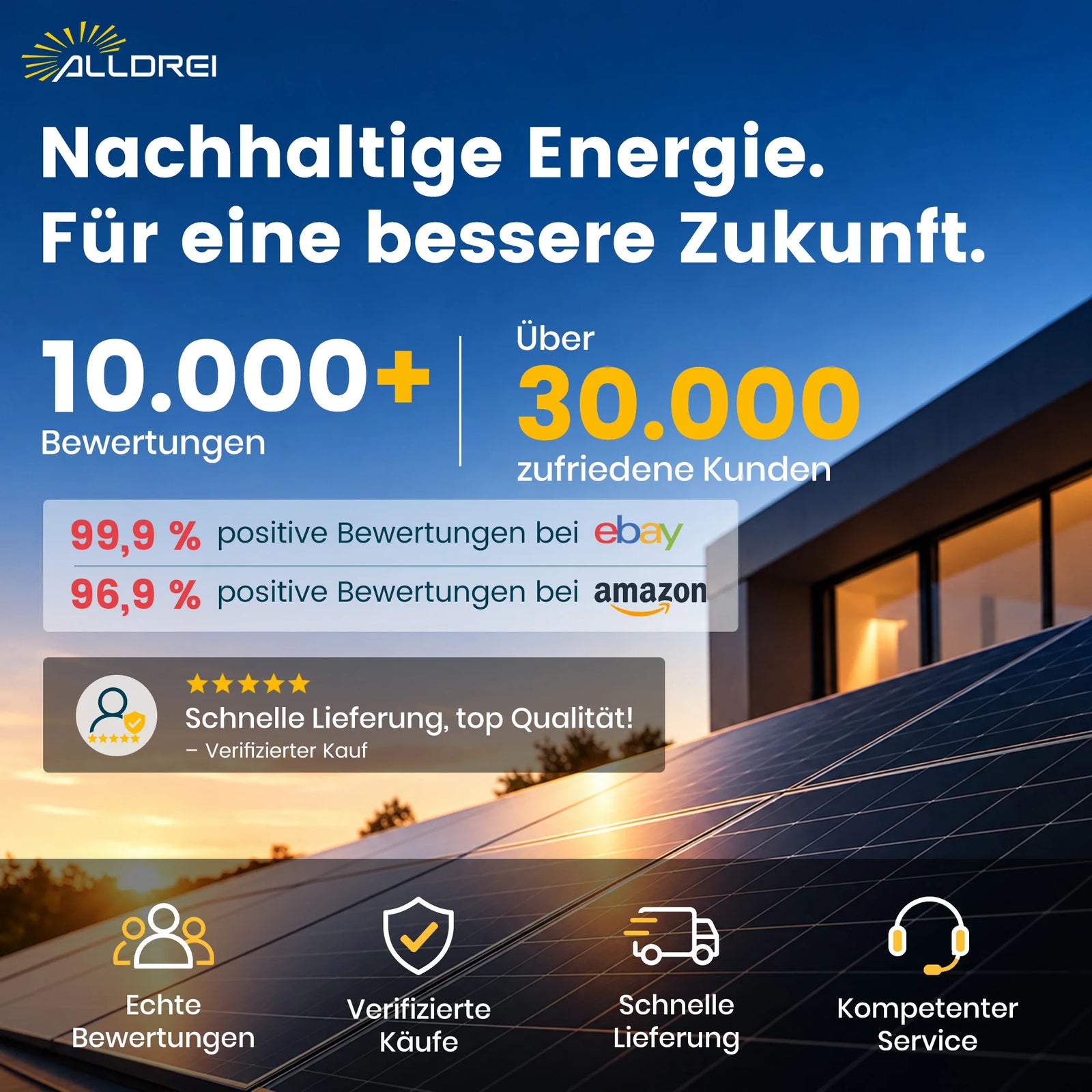 Komplettset Balkonkraftwerk mit Speicher Anker SOLIX Solarbank 4 E5000 Pro 5 kWh