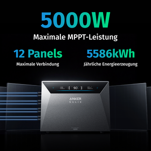 Anker SOLIX Solarbank 4 E5000 Pro Balkonkraftwerk Speicher 5kwh inkl. Smart Meter Gen 2
