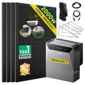 ALLDREI Balkonkraftwerk mit Speicher Anker Solix Solarbank 4 E5000 Pro 5kWh
